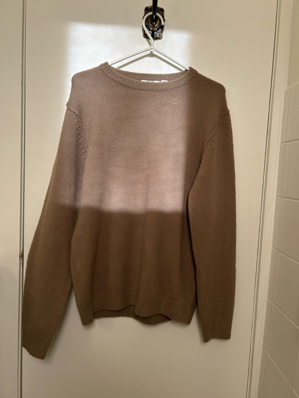 Never Lose Hedge Men's Crewneck Sweater in Brown Size M